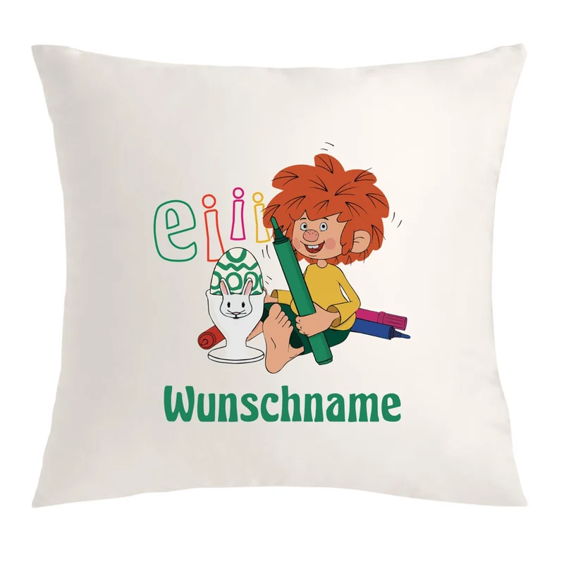 ®Pumuckl Kissen "Eiii Ostern"