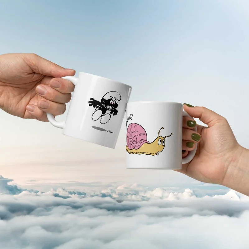 ®Die Schlümpfe Tasse "Schleich di"