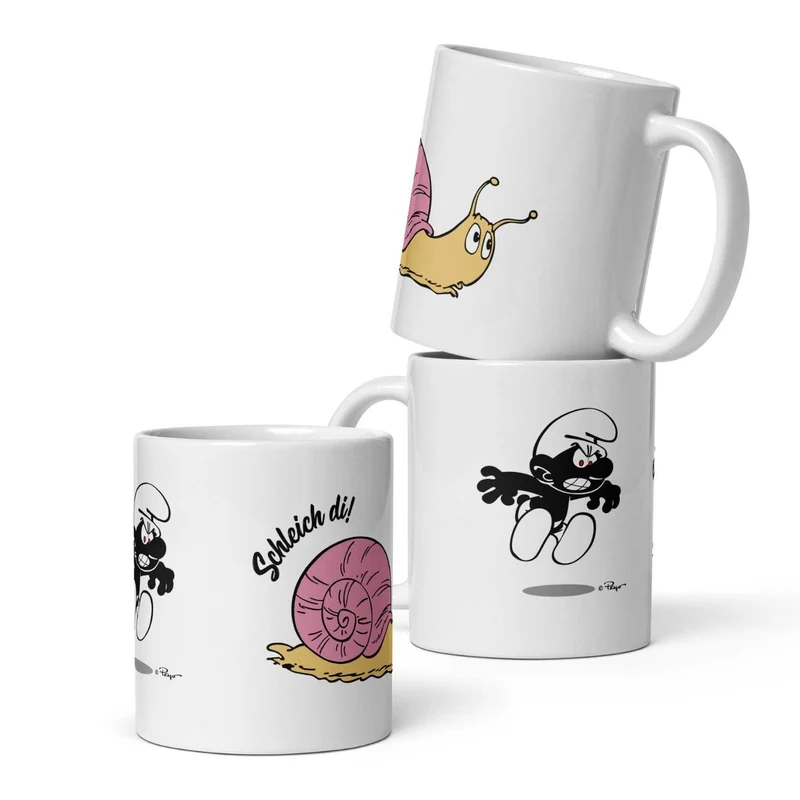 ®Die Schlümpfe Tasse "Schleich di"