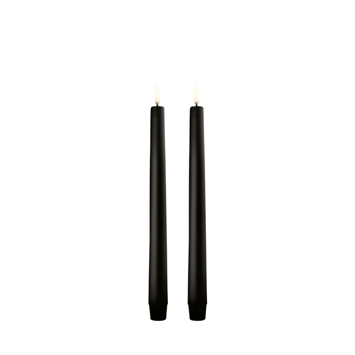 Klassische LED-Stabkerze glatt; 2 Stück