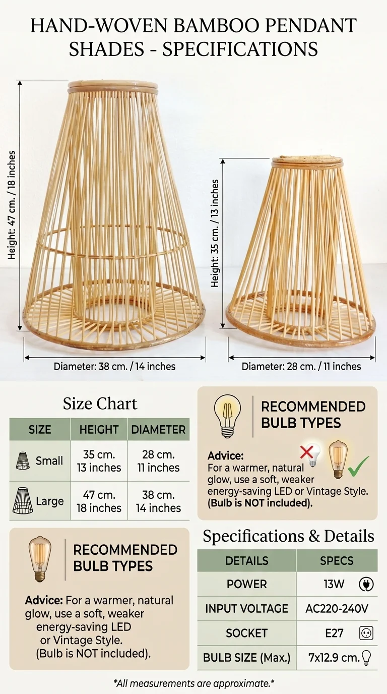 PUNSA - Rattan Pendant Light