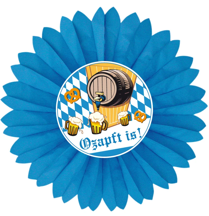 Papier Rosette (einfach oder doppelseitig)