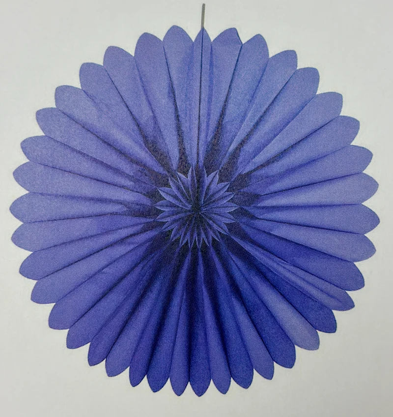 Papier Rosette (ca. 100 cm Durchmesser)