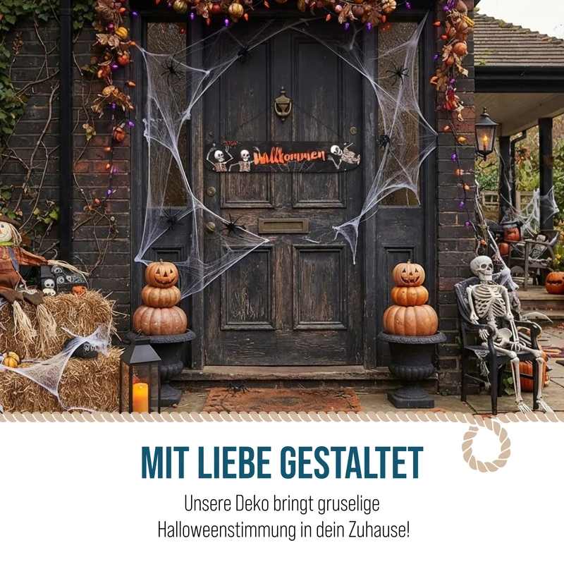 Deko-Schild Willkommen aus Eisen schwarz orange ca. 30 cm