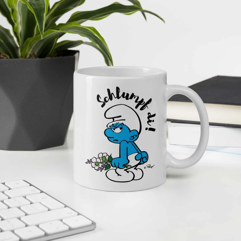 ®Die Schlümpfe Tasse "Schlumpf di!"