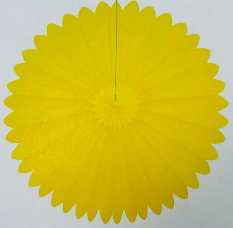 Papier Rosette (ca. 75 cm Durchmesser)