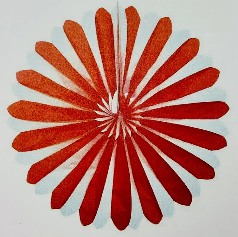 Papier Rosette (ca. 60 cm Durchmesser)