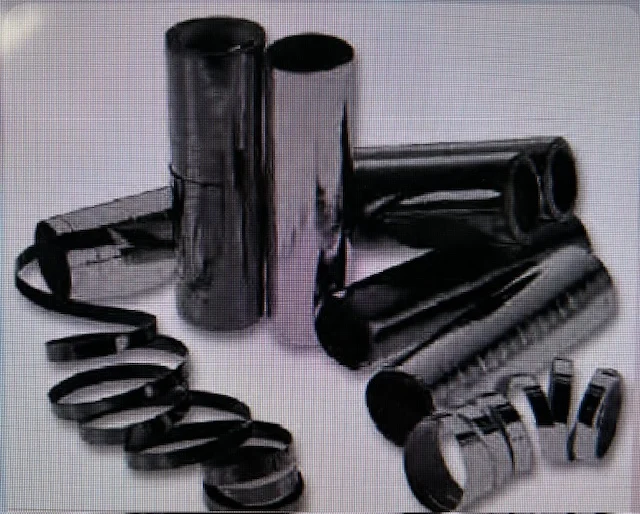 Luftschlange "Schwarz metallic"