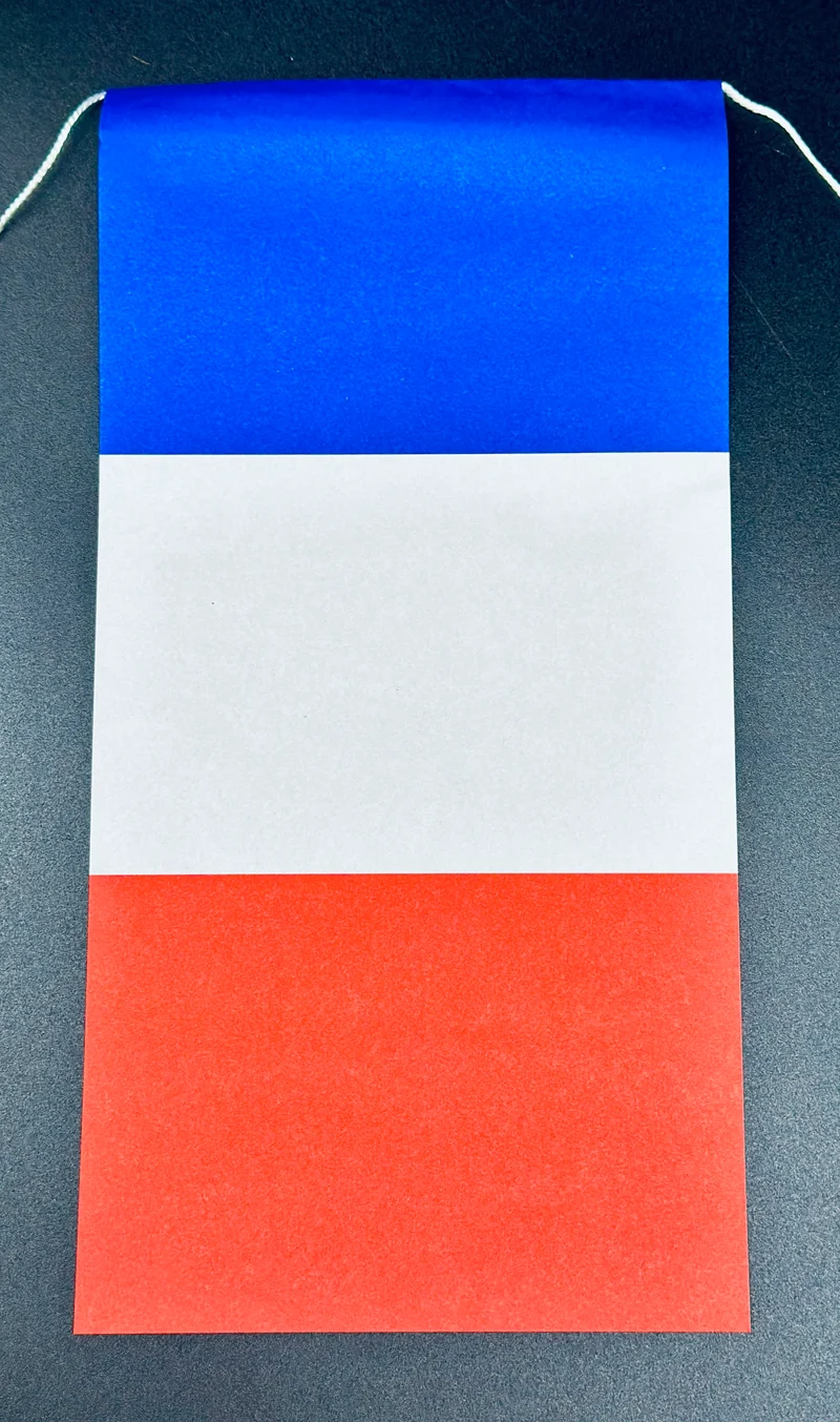 Fahnenketten aus Papier á 10 m, schwer entflammbar (Länder)