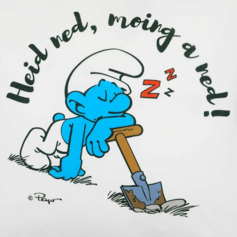 ®Die Schlümpfe "Heid ned, moing a ned!" Kuschelkissen
