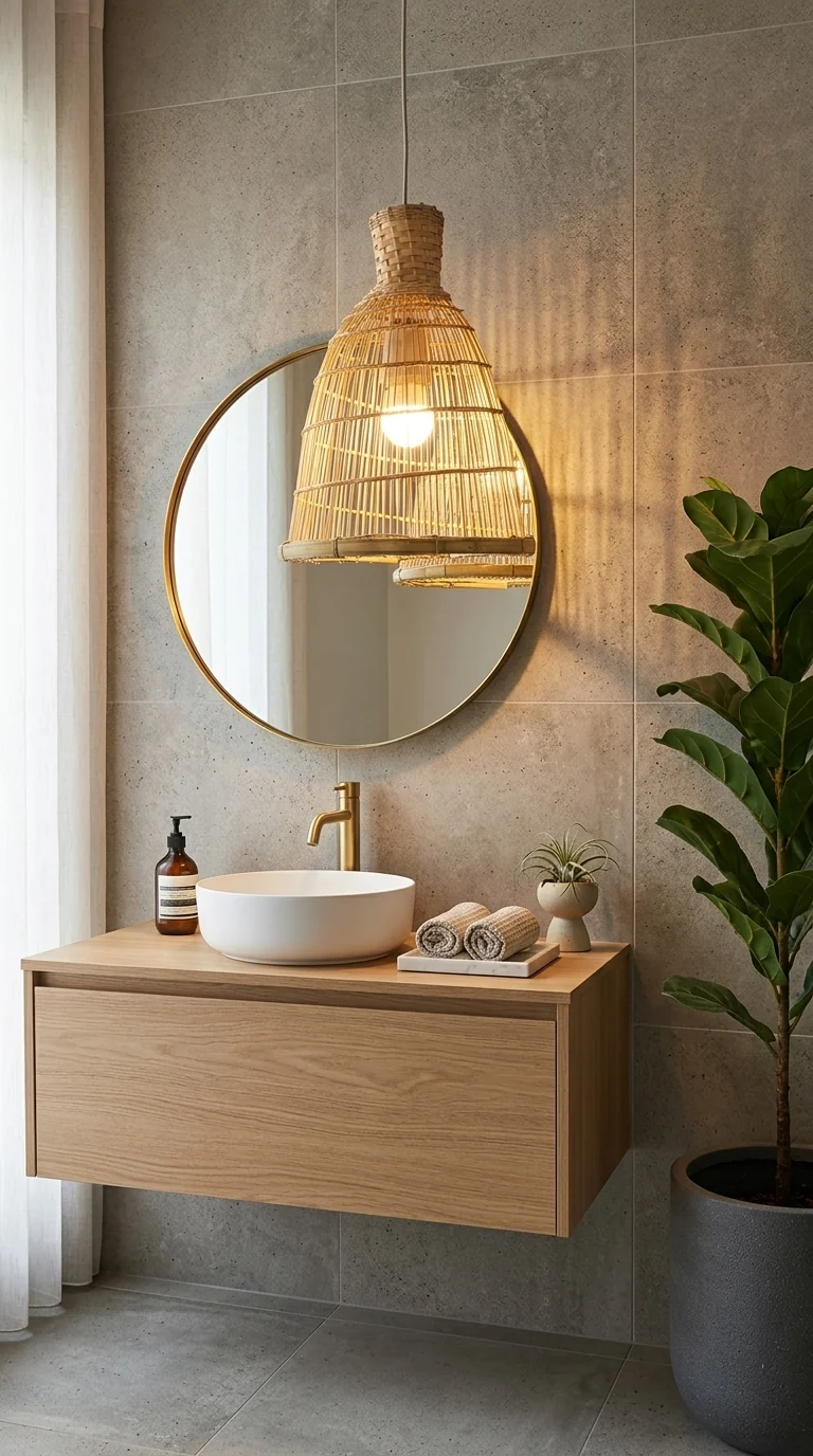 BOON THUNG Bamboo Pendant Light Shade