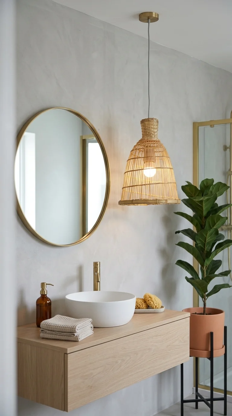 BOON THUNG Bamboo Pendant Light Shade
