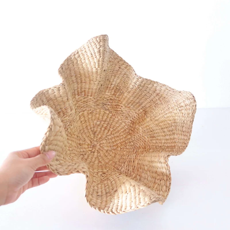 JI RA JED - Natural color Basket and Tray