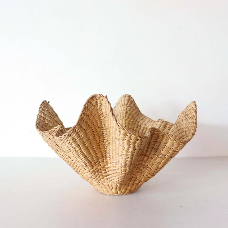 JI RA JED - Natural color Basket and Tray