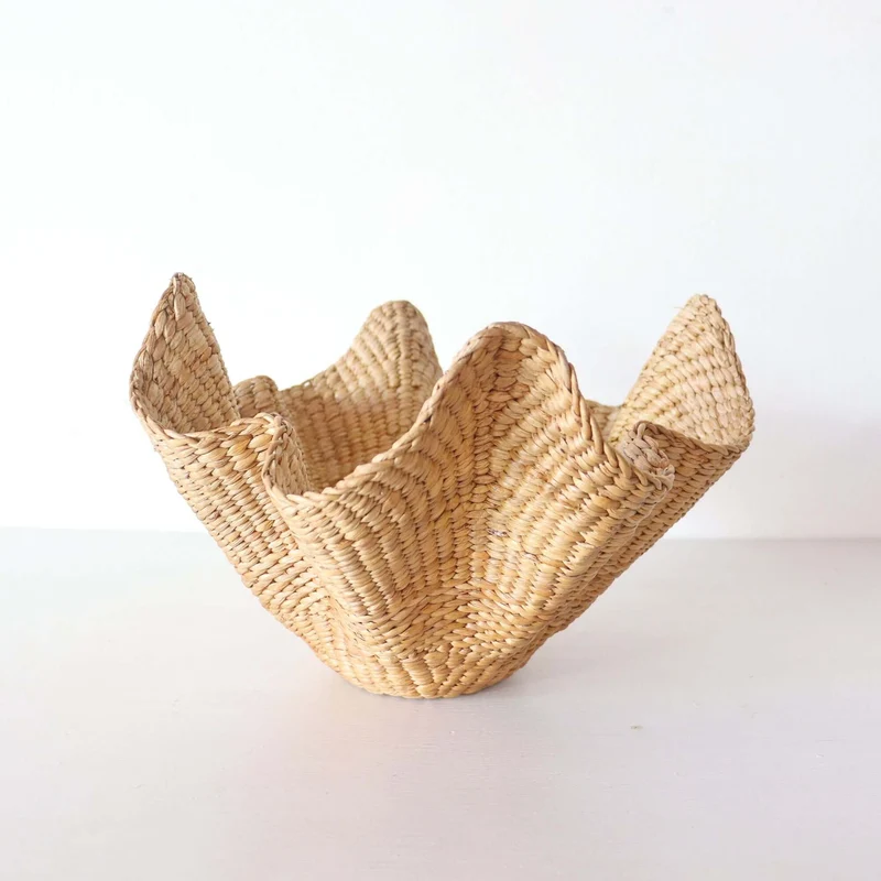 JI RA JED - Natural color Basket and Tray