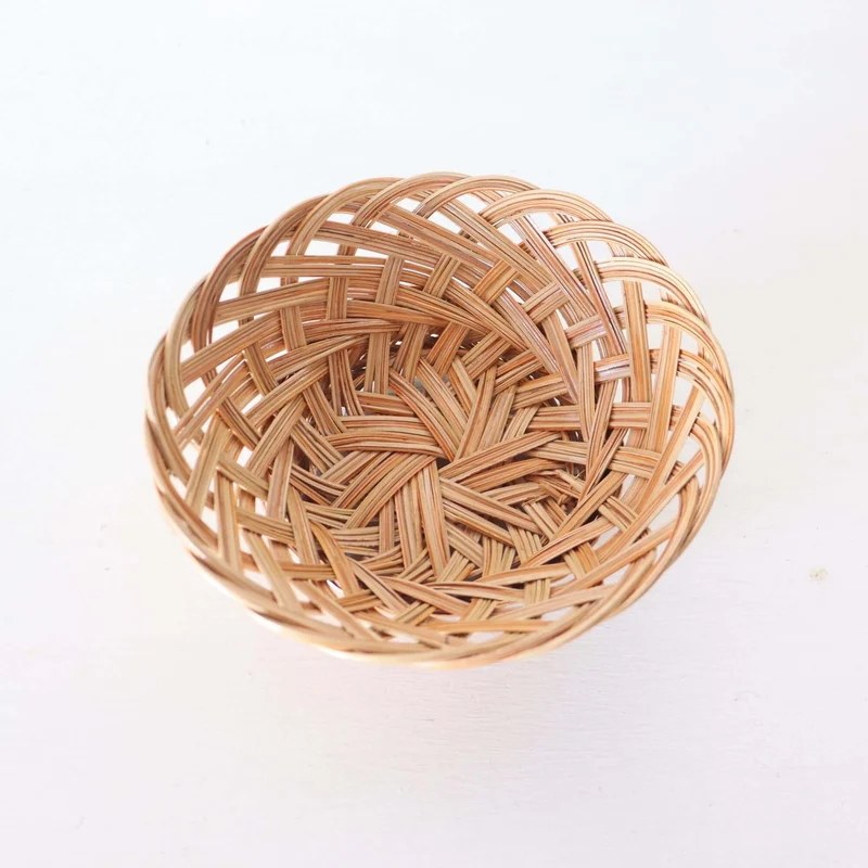 RU JI RA DA Nypa Stem Hand Wicker Basket