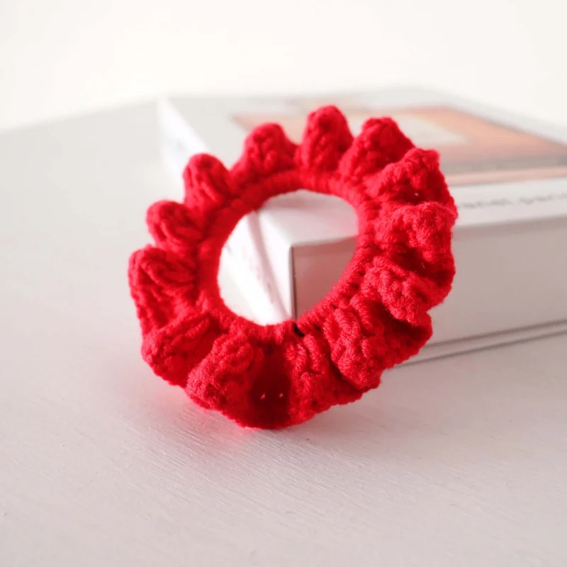 Red Tones - Hand Crochet Scrunchies