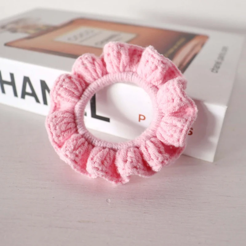 Red Tones - Hand Crochet Scrunchies