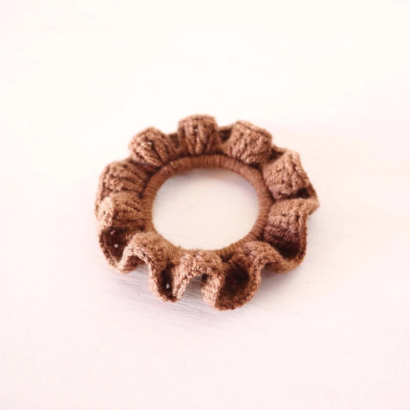 Orange Shades - Hand Crochet Scrunchies