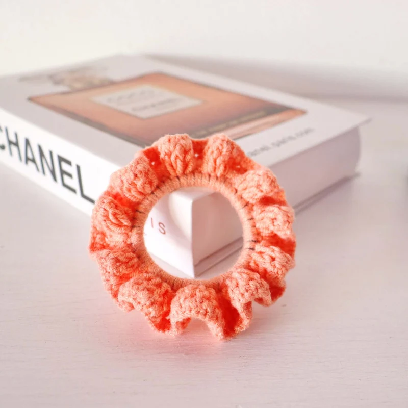 Orange Shades - Hand Crochet Scrunchies