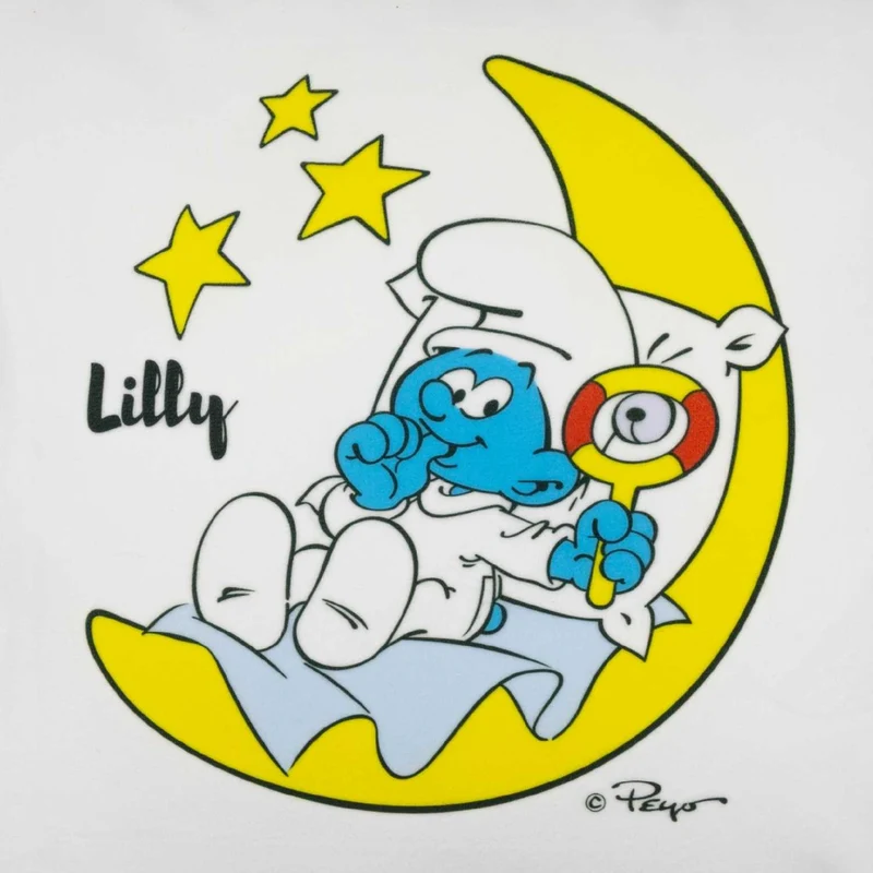 ®Die Schlümpfe "Erstes Schlumpf Kissen" Kuschelkissen personalisiert
