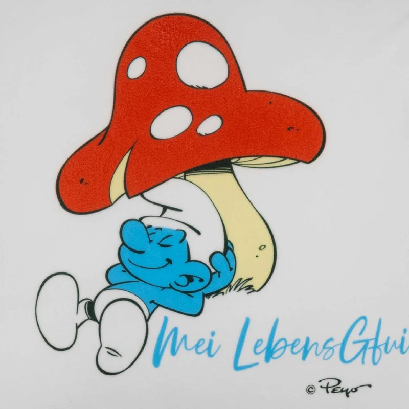 ®Die Schlümpfe "Do legst di nieda!" Kuschelkissen