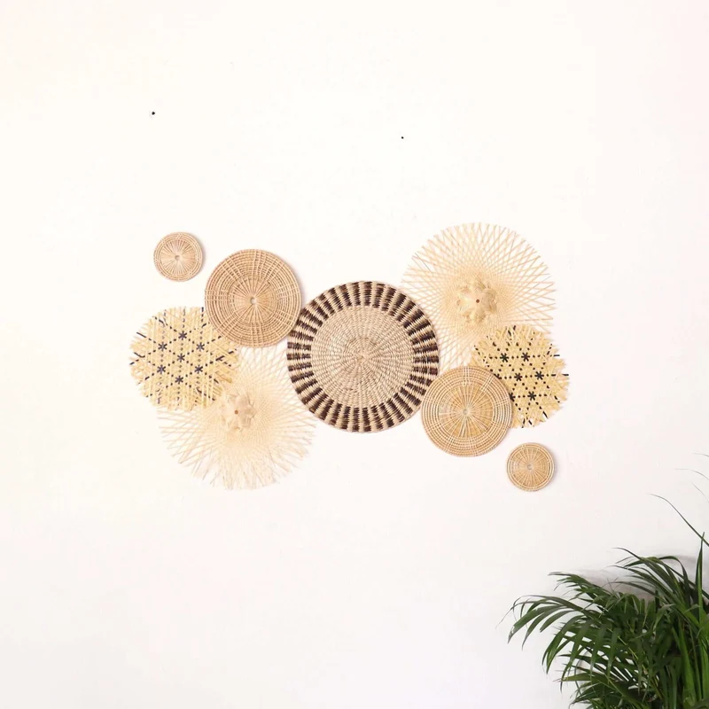 PRI YA KORN - Wall art décor hanging Set of 9