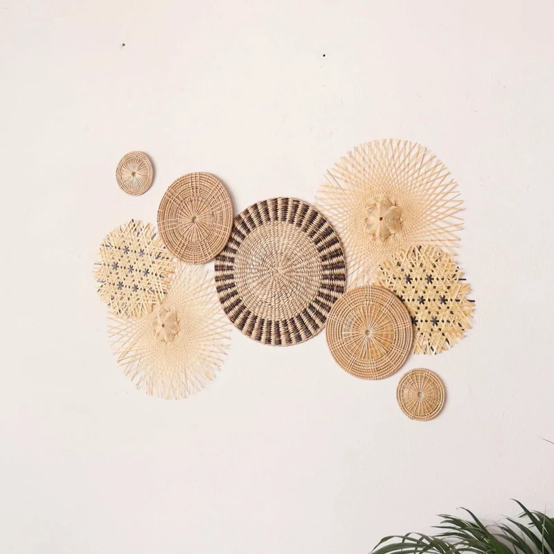 PRI YA KORN - Wall art décor hanging Set of 9