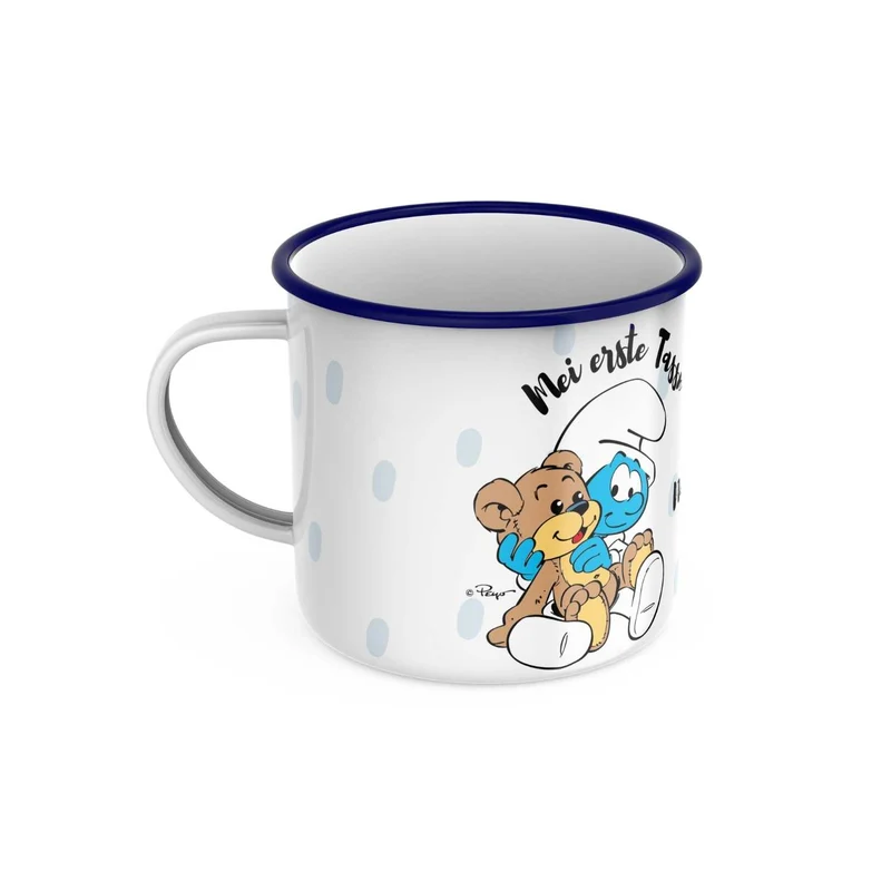 ®Die Schlümpfe Tasse "Mei erste Tassn" mit Wunschnamen