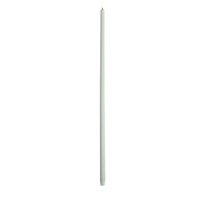 Klassische hohe LED-Stabkerze glatt (2,3 x 75 cm)