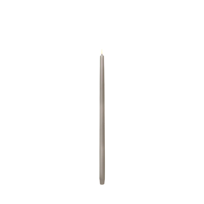 Klassische hohe LED-Stabkerze glatt (2,3 x 55 cm)