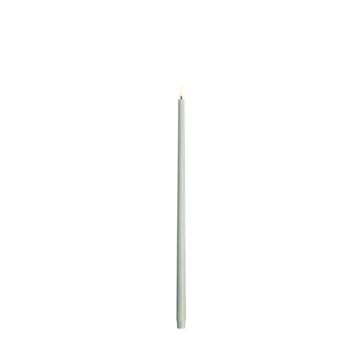 Klassische hohe LED-Stabkerze glatt (2,3 x 55 cm)
