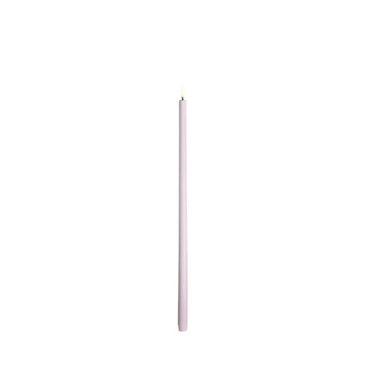 Klassische hohe LED-Stabkerze glatt (2,3 x 55 cm)