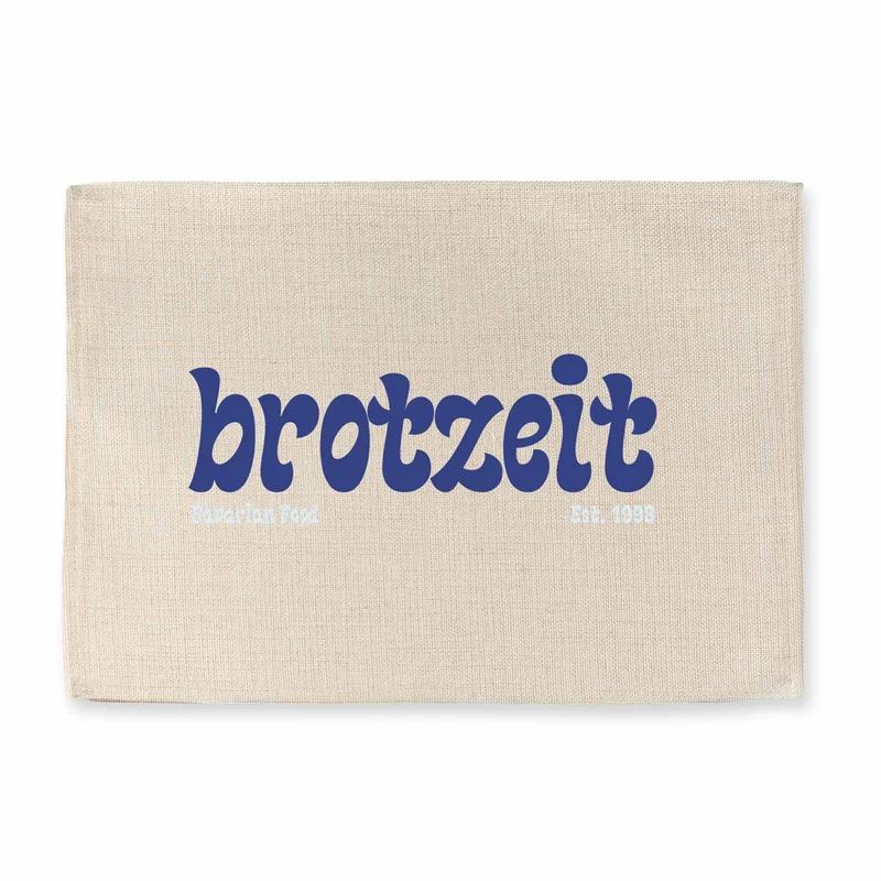 Tischset "Brotzeit est. 1998"