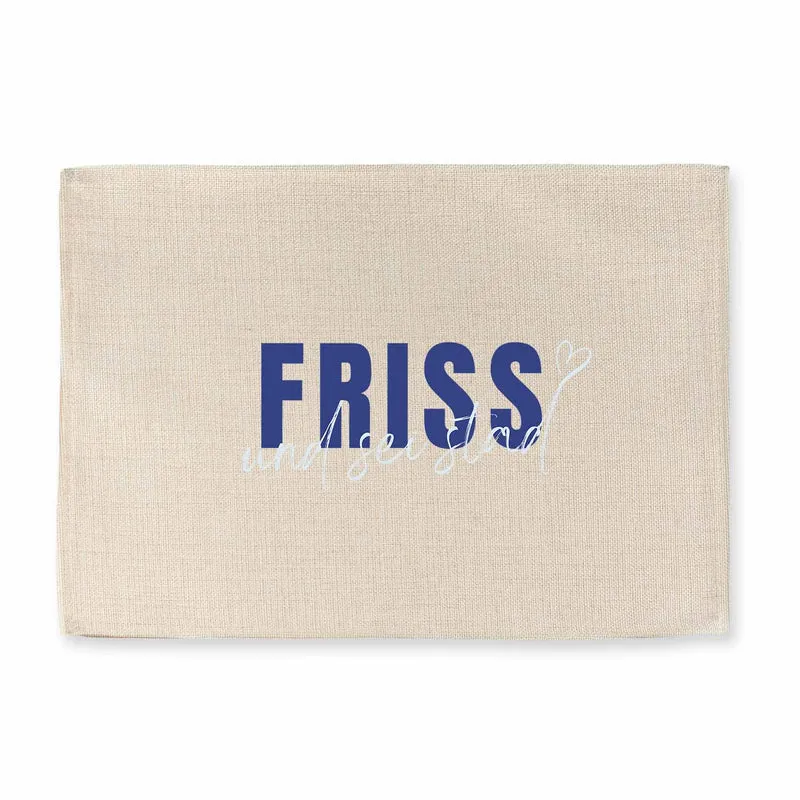 Tischset "Friss und sei stad"