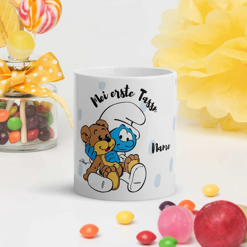 ®Die Schlümpfe Tasse "Mei erste Tassn"
