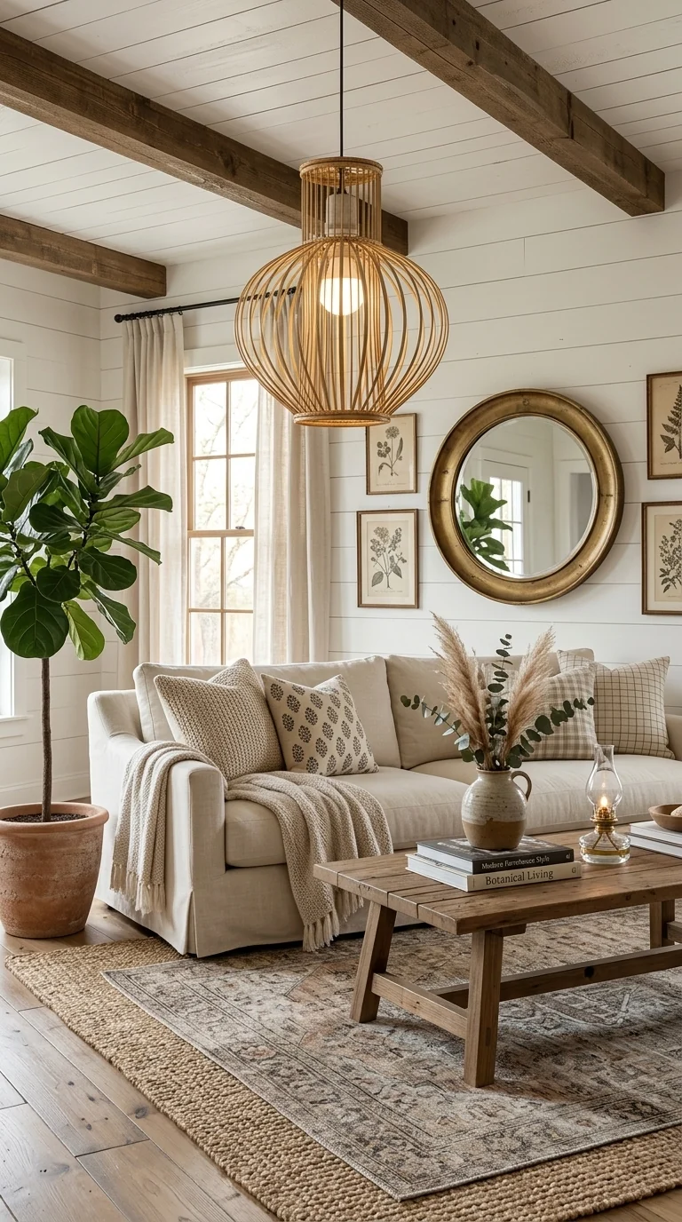 YAI MAI - Rattan and Bamboo Pendant Light Shade