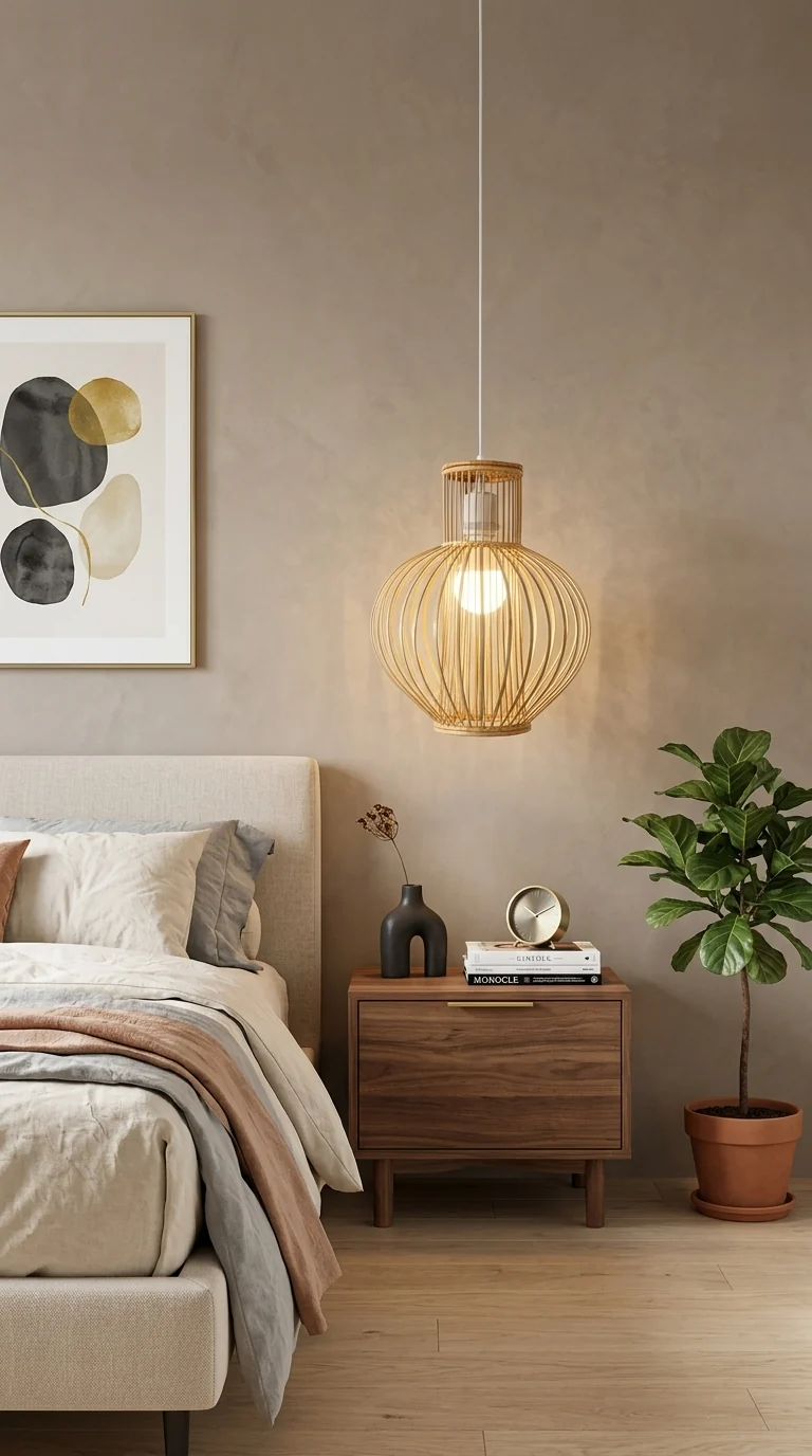 YAI MAI - Rattan and Bamboo Pendant Light Shade