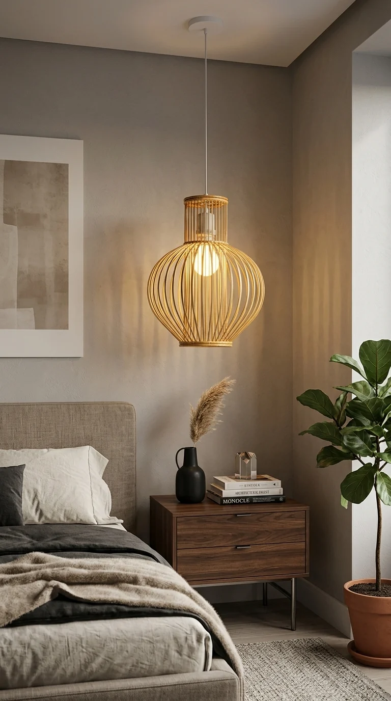 YAI MAI - Rattan and Bamboo Pendant Light Shade