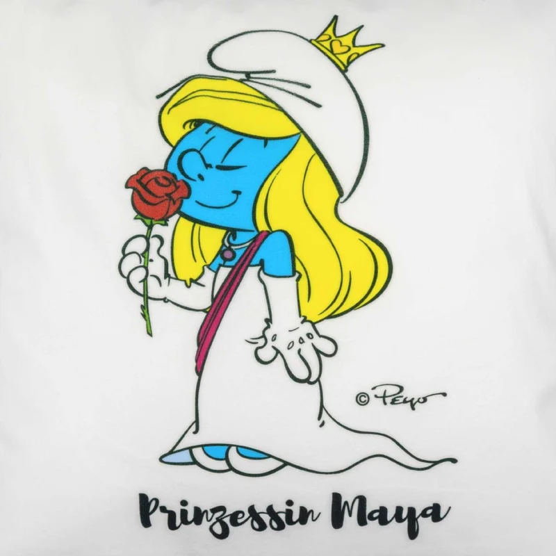 ®Die Schlümpfe "Prinzessin" Kuschelkissen personalisiert