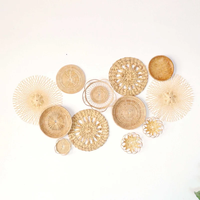 PON PAT - Wall Hanging Art Decor Set of 12