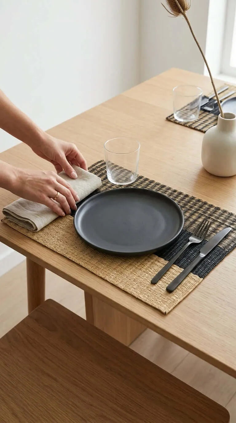 WI RA KAN - Woven Boho Placemats