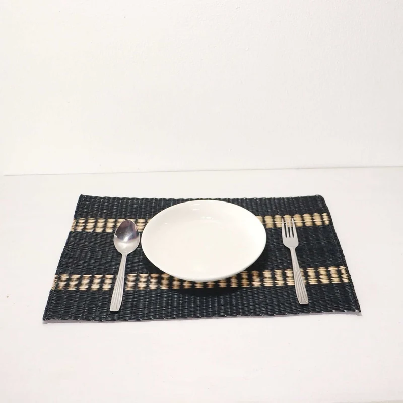 RUN CHI TA - Woven Boho Placemats (Sedges)
