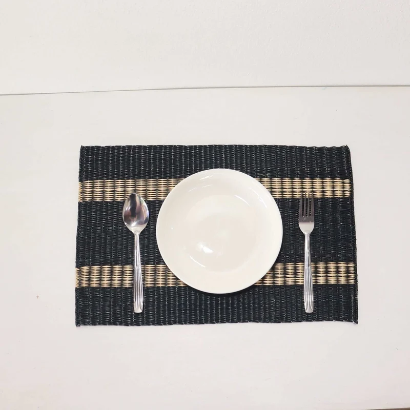 RUN CHI TA - Woven Boho Placemats (Sedges)