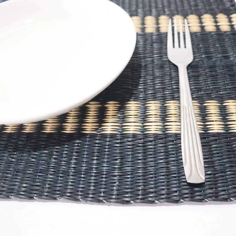 RUN CHI TA - Woven Boho Placemats (Sedges)