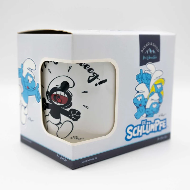 ®Die Schlümpfe Tasse "Bratzn weg!"