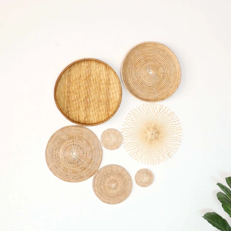 NOR RA MON - Wall Hanging Decor Set of 7