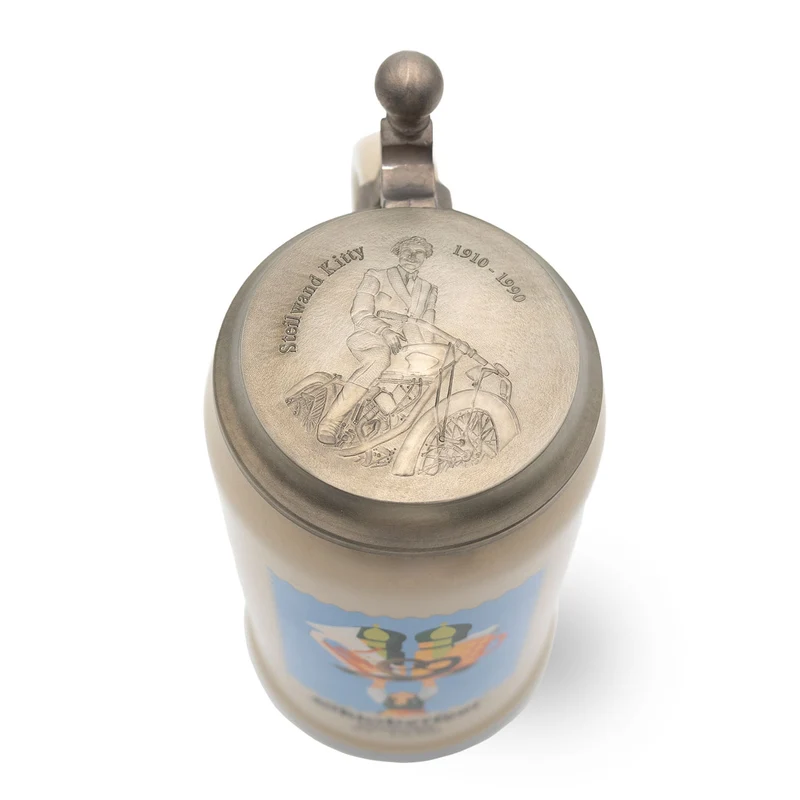 Offizieller Oktoberfestkrug 2025 mit Zinndeckel