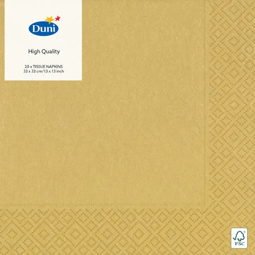 Serviette Uni (á 20 Stück, verschiedene Farben)