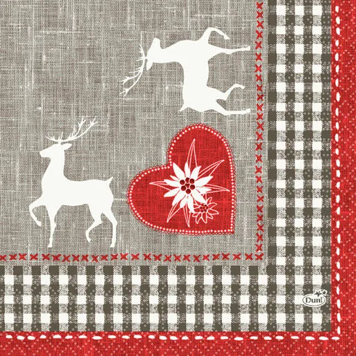 Serviette "Alpenchic", Dunisoft® (á 50 Stück)